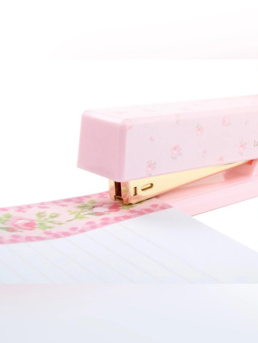🎀 LoveShackFancy x Target - Yoobi Blooming Heirloom Stapler Strawberry Macaroon